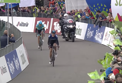 Video: Hirt dojel druhý v etapě na Tour of the Alps
