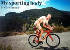 Moje tělo. Froome se svlékl pro The Times