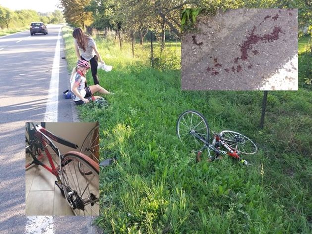 Řidič srazil cyklistku a z nehody ujel. Žena nyní prosí, aby řidiči dávali pozor!